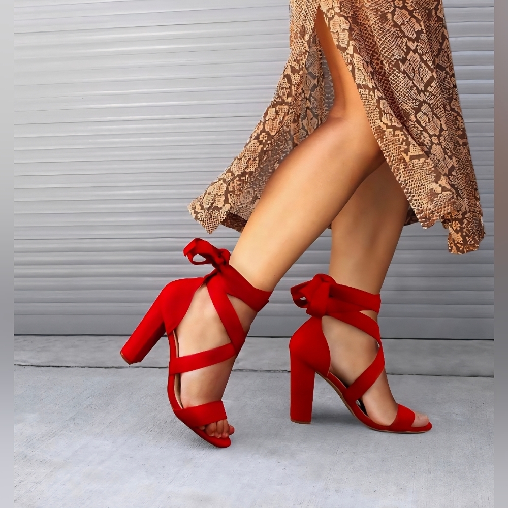 SOLD CARCUUME Strappy Heels for Women #523 - Picture 1 of 12